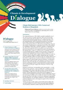 CLIMATE AND DEVELOPMENT DIALOGUE ISSUE 02